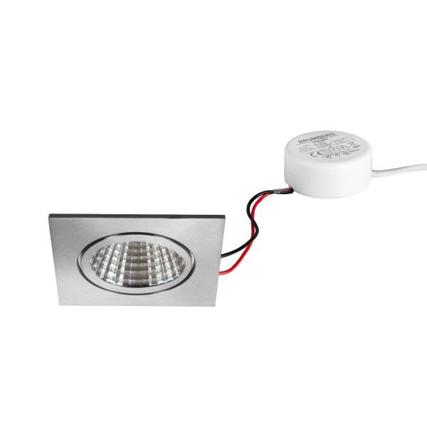 Brumberg Leuchten - Downlight/Strahler/Flutlicht LED-Einbaustrahler 40376423 3000K edelst. dimm