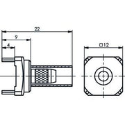 Telegärtner - Koax-Steckverbinder Kabeldirektanschluss 100021313 cr f.LTP G1(RG58C/U) − 5 Stück