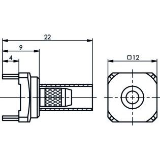 Telegärtner - Koax-Steckverbinder Kabeldirektanschluss 100021313 cr f.LTP G1(RG58C/U) − 5 Stück