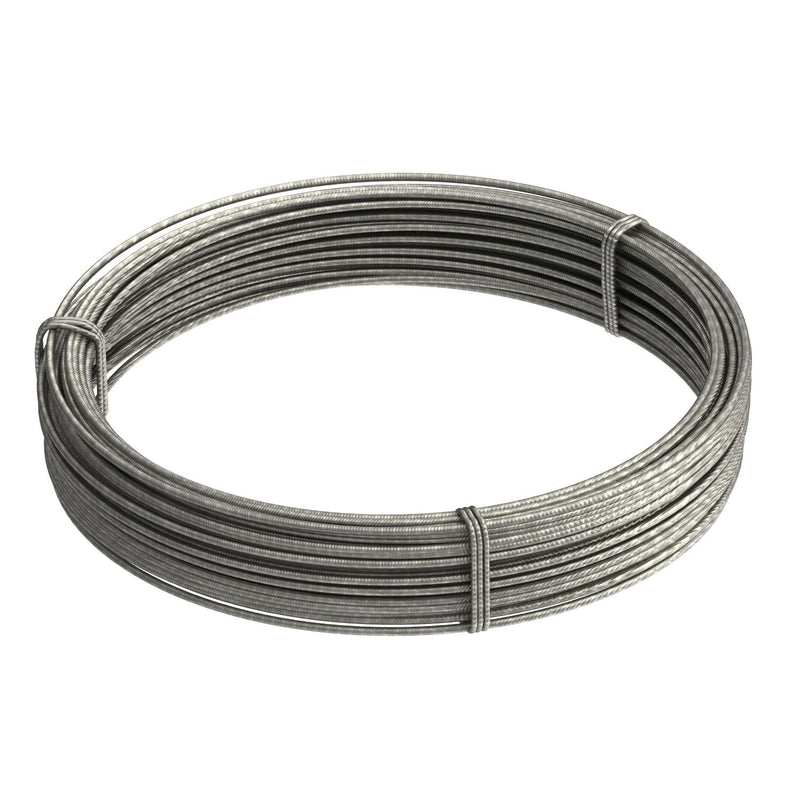 OBO Bettermann - Metallseil Stahldraht-Spannseil 957 3 A4 m.Hanfseele − 50 Meter