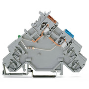 WAGO - Initiator/Aktor-Reihenklemme Initi.-Einspeiseklemme 280-586/281-496 24V NPN − 10 Stück
