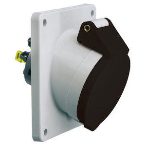 Bals Elektrotech - CEE-Anbausteckdose (IEC 60309) Anbausteckdose geneigt 16A 12878 4p 500V 7h IP44