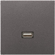 Jung - Multifunktions-Anschlussdose Multimedia-Anschluss anth MA AL 1122 AN USB m.Tragring