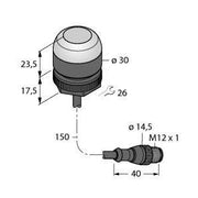 Turck - Kapazitiver Näherungsschalter Bestückungssensor K30APT2XRF2QP Pick-to-Light − 1 Stück