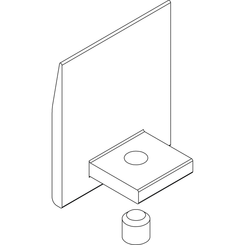 K2 - Photovoltaik-Verbindungs- und Befestigungselement Endwinkel 2004372 InsertionRail 2.0 − 10 Stück