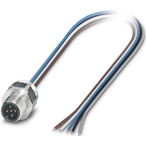 Phoenix Contact - Rundsteckverbinder, feldkonfektionierbar (Industriesteckverbinder) Wanddurchführung SACC-EC-M12 #1554623 Sensor-/Aktor