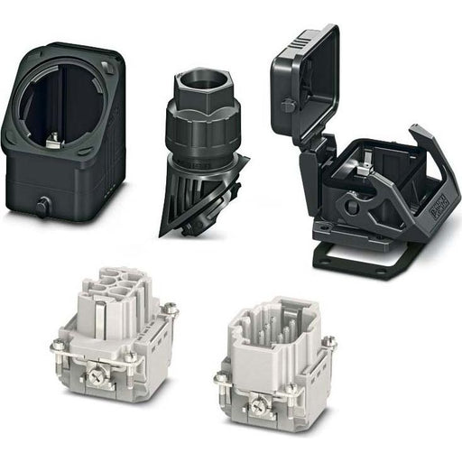 Phoenix Contact - Rechtecksteckverbinder, Set (Industriesteckverbinder) Steckverbinder-Set HCEVOB06PTB #1407710