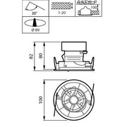 Philips Lighting - Downlight/Strahler/Flutlicht LED-Strahler RS321B 17S #58995700 4000K