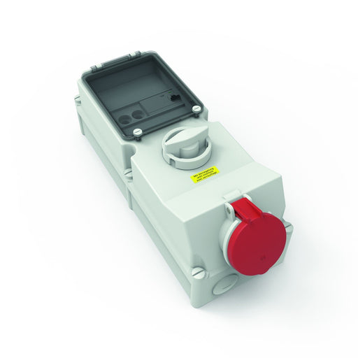 Bals Elektrotech - CEE-Steckdose abschaltbar, abgesichert (IEC 60309) Wandsteckdose abschaltbar 17306 abgesichert 63A 5p