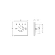 Ledvance - Lichtregelsystemkomponente Manuelles Steuergerät MCU TOUCH DALI-2