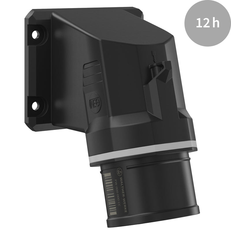 Walther Werke - CEE-Gerätestecker (IEC 60309) CEE NEO Anbaugerätestecker FW711512CC 16A 5P 12h IP54 − 10 Stück