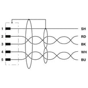 Phoenix Contact - Konfektioniertes Sensor-Aktor-Kabel Bussystem-Kabel SAC-5P-M12MS#1410472 − 1 Stück