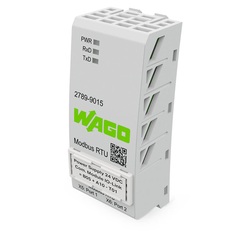 WAGO - Zubehör/Ersatzteile für Niederspannungs-Schalttechnik Kommunikationsmodul, 2789-9015 MODBUS RTU,RJ45 − 1 Stück
