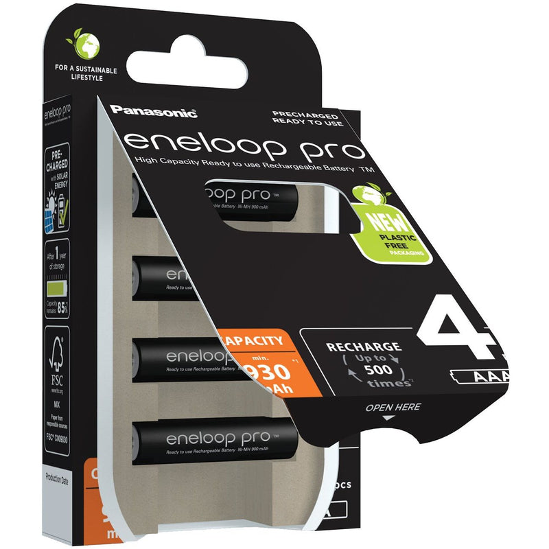 Hückmann - Akku Micro AAA eneloop pro BK-4HCDE/4BE(VE4) 930mAh