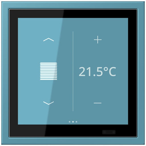 Jung - Bussystem-Mehrfach Bediengerät KNX Raumcontroller LCZ 459 BFD1S 212 ceruleen vif