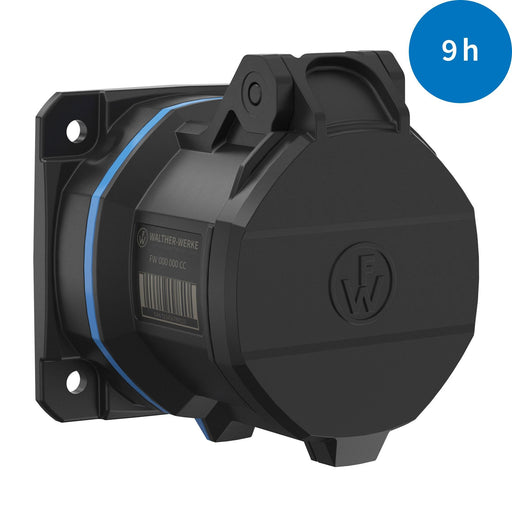 Walther Werke - CEE-Anbausteckdose (IEC 60309) CEE NEO Anbaudose gerade FW430409CC 32A 4P 9h IP54