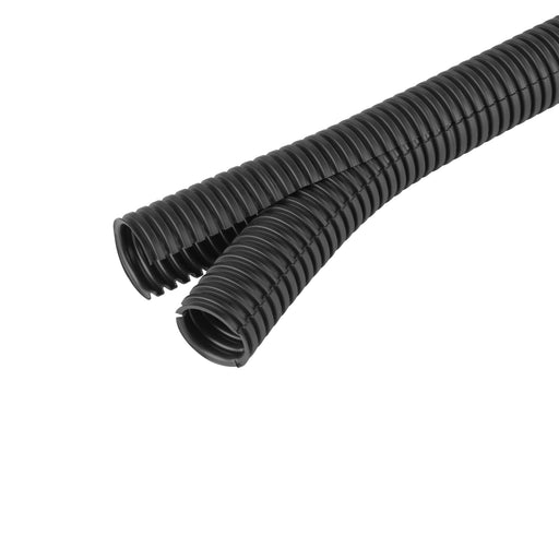 Fränkische - Kunststoff-Wellschlauch Wellrohr verschließbar Co-flex PP 16 sw flexibel, schwarz − 50 Meter