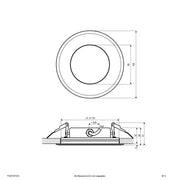 EVN Lichttechnik - Downlight/Strahler/Flutlicht LED-Deckeneinbauleuchte PCD67241202 IP67