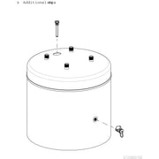 Bosch Thermotechnik - Speicher für Zentralheizung/Wärmepumpe Pufferspeicher BST50EHP Nutzinhalt 50 L