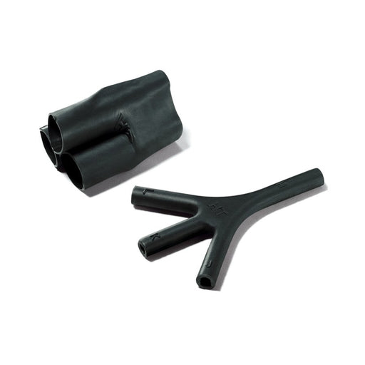 HellermannTyton - Aufteilkappe Flachprofilformteil 573H533-9 PO-X BK 5 schwarz − 5 Stück