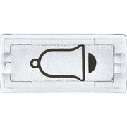 Merten - Bezeichnungsmaterial für Installationsschalterprogramme Symbol Klingel kl 395869 rechteckig