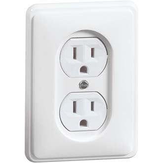 Peha - Schalter-/Steckdosenkombination US NEMA-Steckdose D 80.6672/15 US W 2fach,15A 125V, weiß