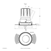 EVN Lichttechnik - Downlight/Strahler/Flutlicht LED-Einbauleuchte modular F02R14AM3830L15D Konfigurationstype