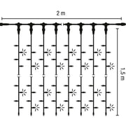 Scharnberger+Hasenbein - Festbeleuchtung LED-Lichtervorhang 58927 2x1,5m 230V Out wws