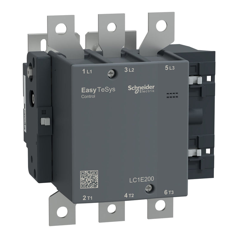 Schneider Electric - Leistungsschütz zum Schalten von Wechselstrom Leistungsschütz Easy TeSys LC1E200N5 3P 200A 415VAC 50Hz