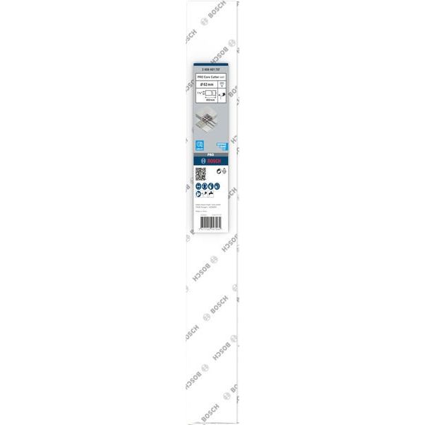 Bosch - Bohrkrone PRO Nassbohrkrone, 62 x 2608601737 450 mm G 1 1/4 Zoll