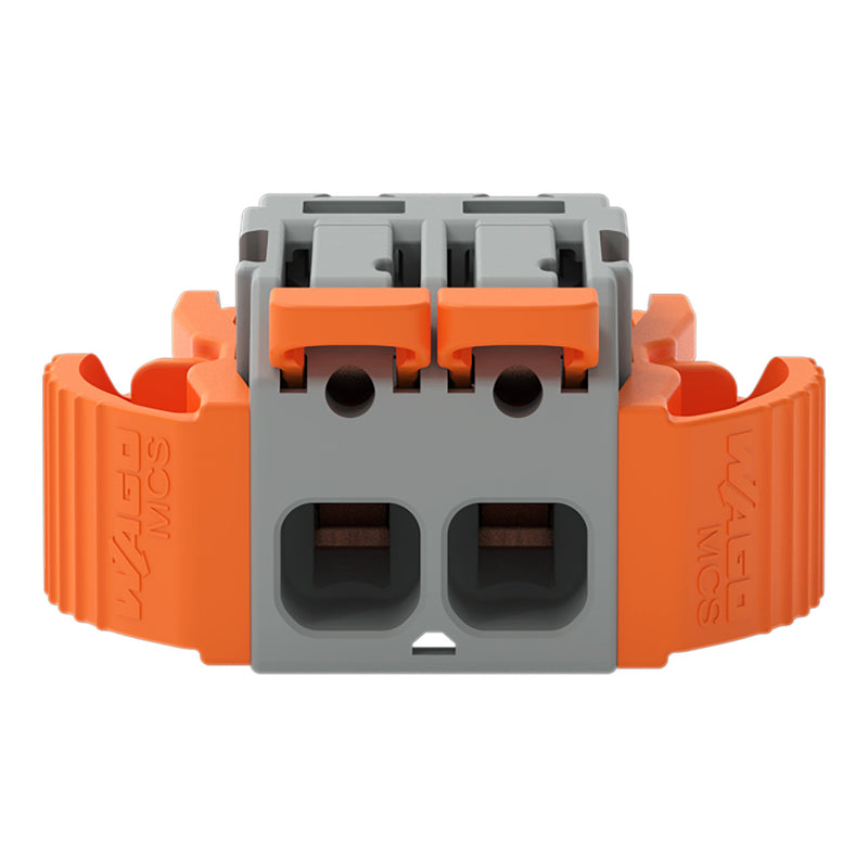 WAGO - Kabelsteckverbinder für Leiterplattensteckverbinder 1-Leiter-Federleiste 2231-1102/038-000 Push-in CAGECLAMP,gr − 100 Stück