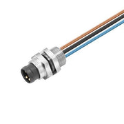 Weidmüller - Rundsteckverbinder, Einbau (mit Leitung) Steckverbinder SAIEM8R30.5UFPM8 Stift, M8 Rast