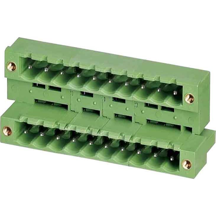 Phoenix Contact - Leiterplattensteckverbinder Grundleiste MDSTB 2,5/ 2-GF f. Leiterplattenst. − 50 Stück
