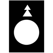 Schneider Electric - Bezeichnungsschild für Befehlsgeräte Symbolschild ZB2BY2912 sw