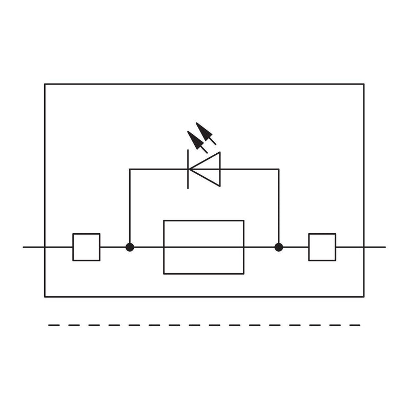 WAGO - Bauelementestecker Sicherungsstecker 281-512/281-501 m.Leuchtanzeige LED − 50 Stück