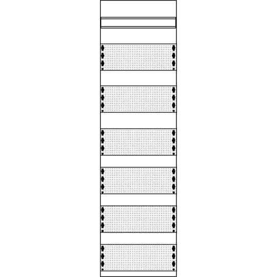 Striebel&John - Einbaufeld für Telekommunikation Mediafeld 1MM2 1FB BH2 6R