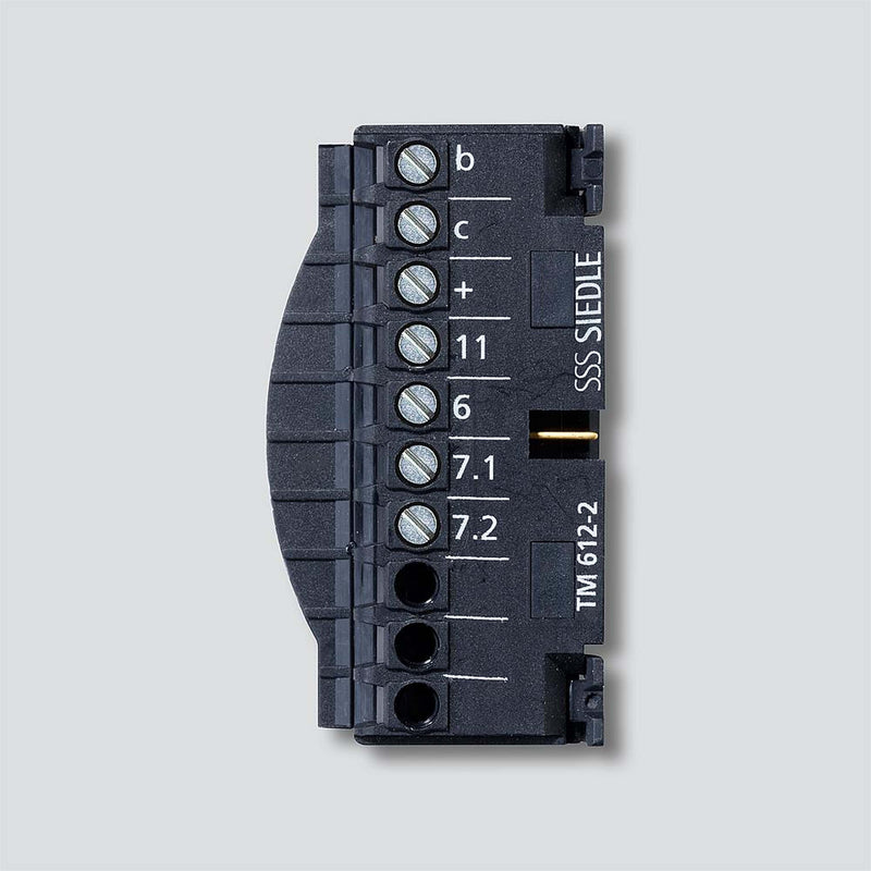 Siedle&Söhne - Zubehör/Ersatzteile für Türkommunikation Klemmblock TM 612-2 Schwarz