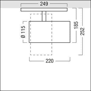 Zumtobel Group - Downlight/Strahler/Flutlicht LED-Strahler VIV2 L 500 #60716474 840, ws