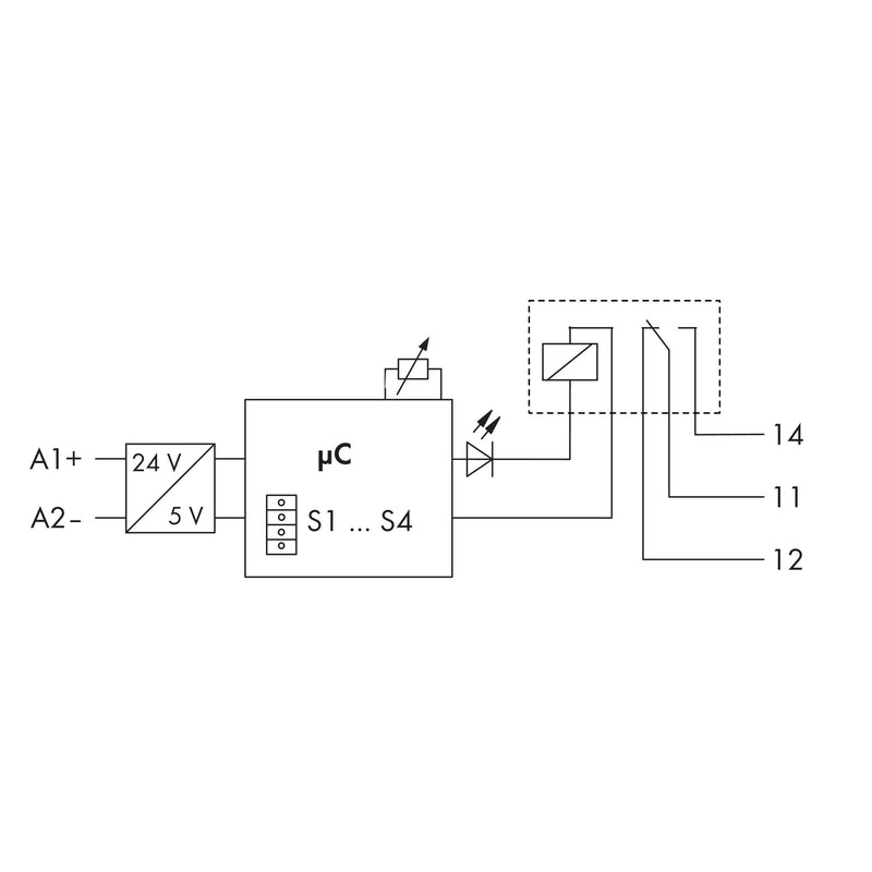 WAGO - Zeitrelais Multifunktionszeitrelais 857-604