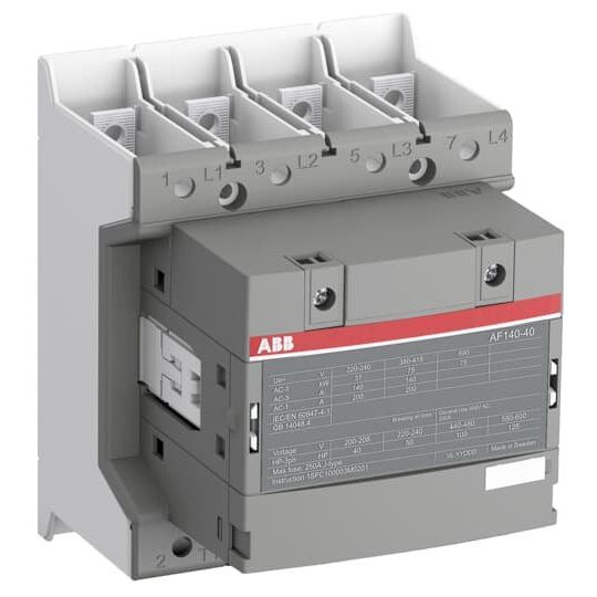 ABB Stotz S&J - Leistungsschütz zum Schalten von Wechselstrom Schütz AF140-40-00B-14 250-500VAC50/60Hz/DC