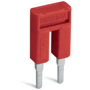 WAGO - Querverbinder/Brücker für Reihenklemme Brücker 2-fach 2002-402/000-005 isoliert,rot − 25 Stück
