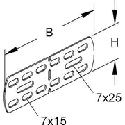 Niedax - Verbinder für Kabeltragsystem Verbinder RVV 50 F