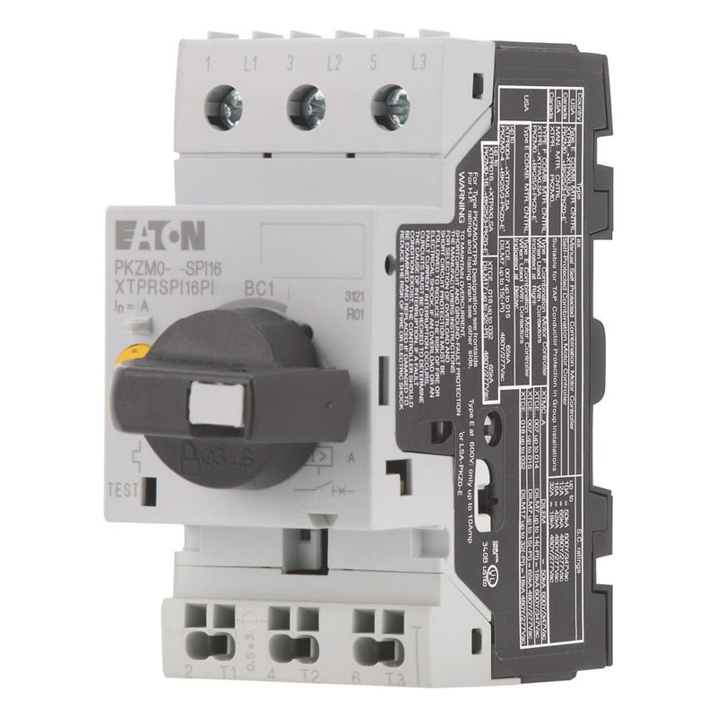 Eaton - Leistungsschalter für Motorschutz Motorschutzschalter PKZM0-1-SPI16/AKGVP2 3-polig,Ir=0.63-1A