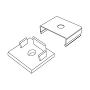 Nobile - Zubehör/Ersatzteile für Lichtschlauch/-band Ersatzkit für Alu U-Profil 5011148806 weiß − 1 Stück