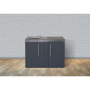 Stengel - Mini-Küche Miniküche Premiumline MPSG120Bli Schiefergrau