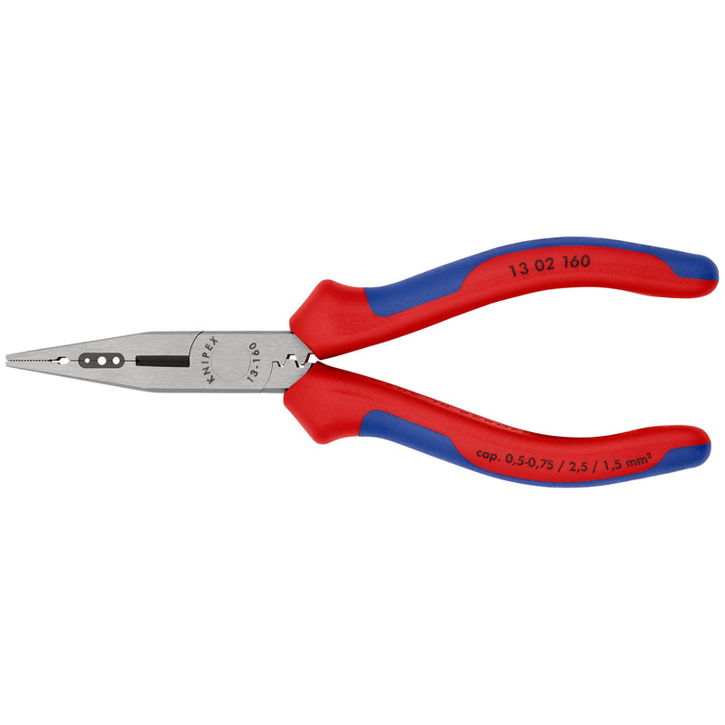 Knipex - Abisolier-/Abmantelwerkzeug Verdrahtungszange 13 02 160 160mm