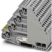Phoenix Contact - Durchgangs-Reihenklemme Installations-Etagenklemme ST 4-PE/3L − 50 Stück
