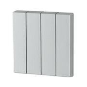 Eaton - Abdeckung/Bedienelement für Installationsschalterprogramme Wippe 4-fach CWIZ-04/33 silber glänzend