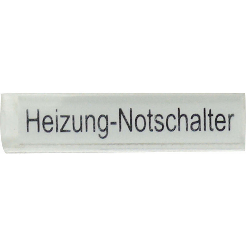 Panasonic - Bezeichnungsmaterial für Installationsschalterprogramme Beschriftungsset 90591301-DE Heizung Notschalter
