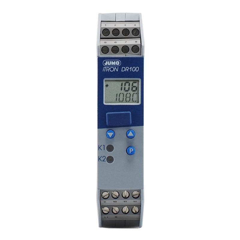 Jumo - Temperaturüberwachungsgerät Mikroprozessorregler 00434642 1 Relais (Wechsler)